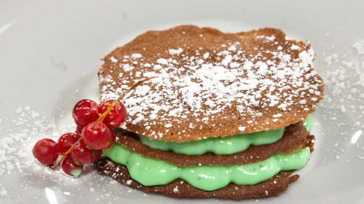 RTVE Cocina - Crujientes de chocolate con menta