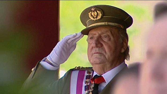 Telediario 1 - El Gobierno estudia cómo aforar al rey Juan Carlos