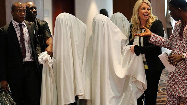 Telediario 1 - Las madres de las niñas secuestradas en Nigeria cuentan su calvario