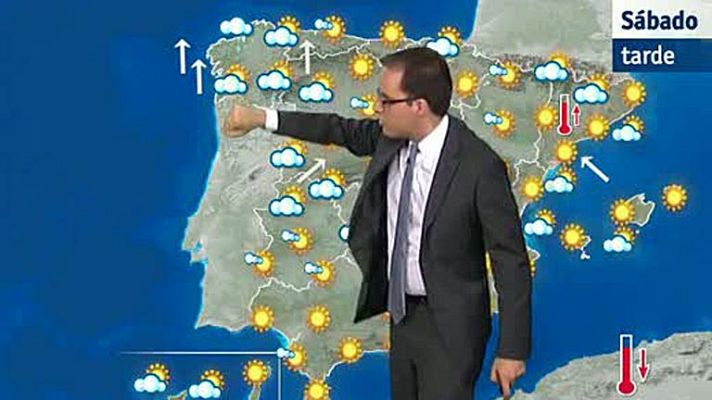 El tiempo - Lluvias fuertes con tormentas en Galicia