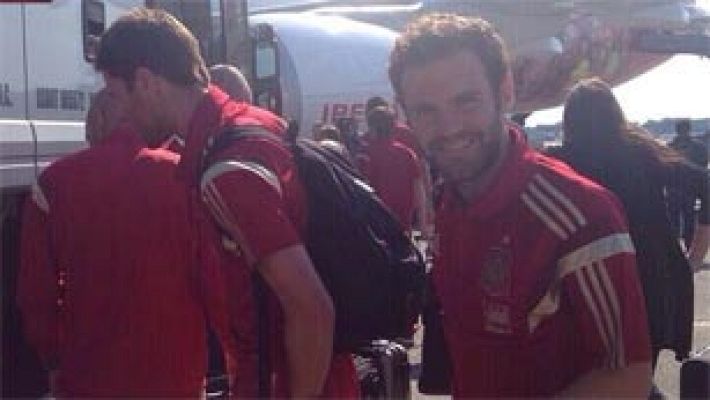 Telediario 1 - España viaja rumbo a Brasil