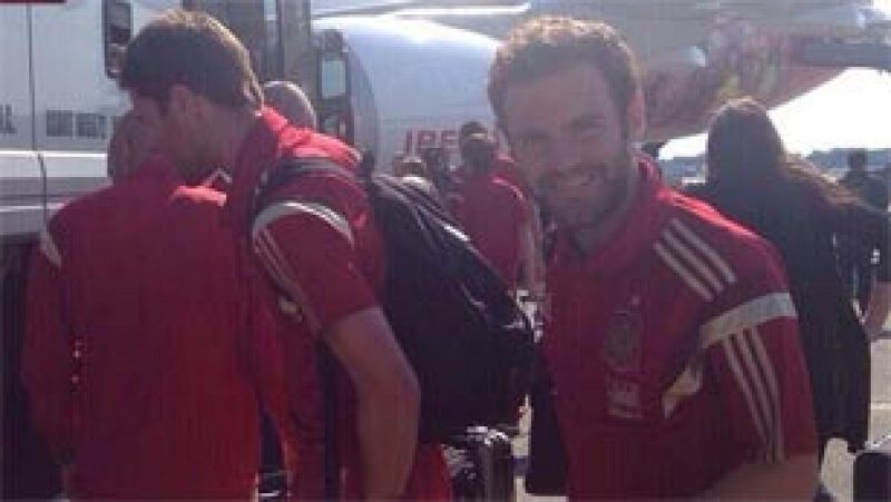 España viaja rumbo a Brasil