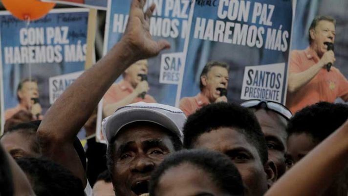 Telediario 1 - Las FARC anuncia de forma unilateral el cese del fuego