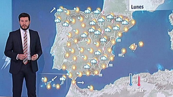 El tiempo - Tormentas fuertes en la mitad este y temperaturas veraniegas