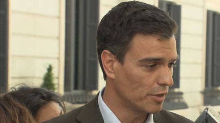 Telediario 1 - Aspirantes a liderar el partido socialista