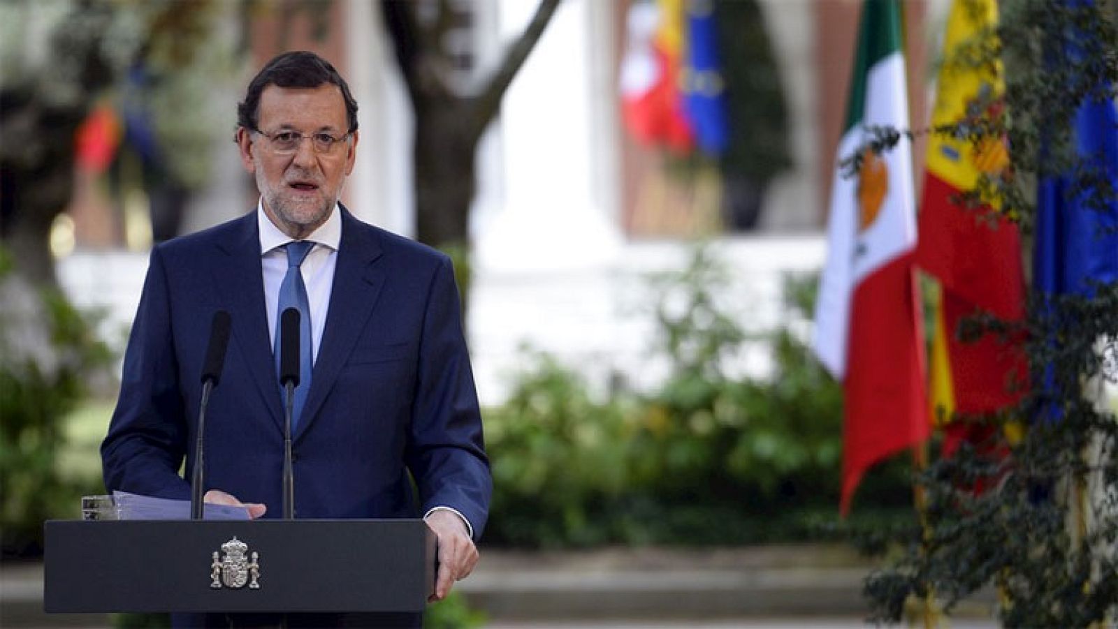 Rajoy asegura que el rey ha llevado "muy bien" el proceso de abdicación y que ahora Las Cortes "cumplirán"