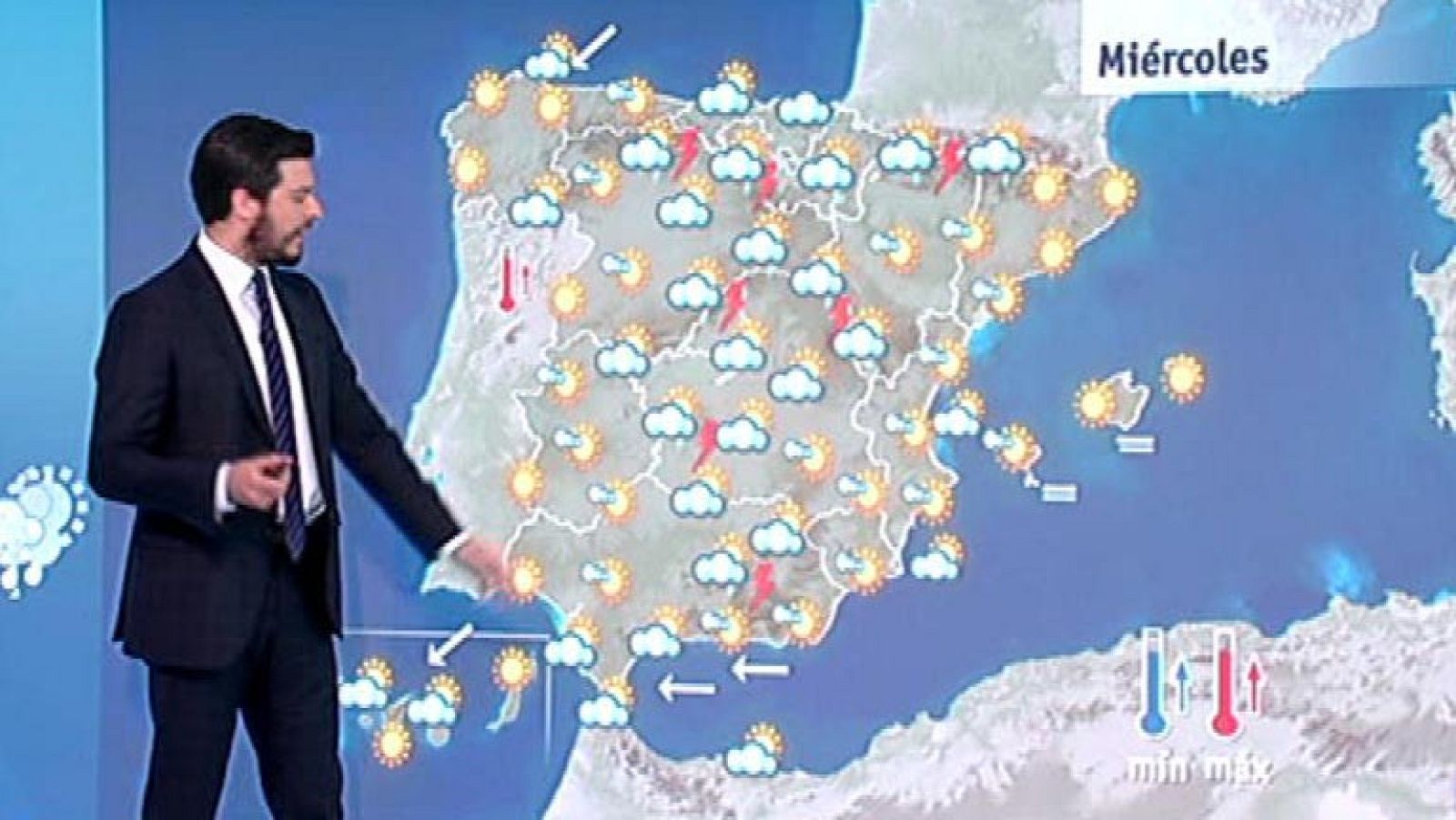 Subida de temperaturas y tormentas en los sistemas montañosos