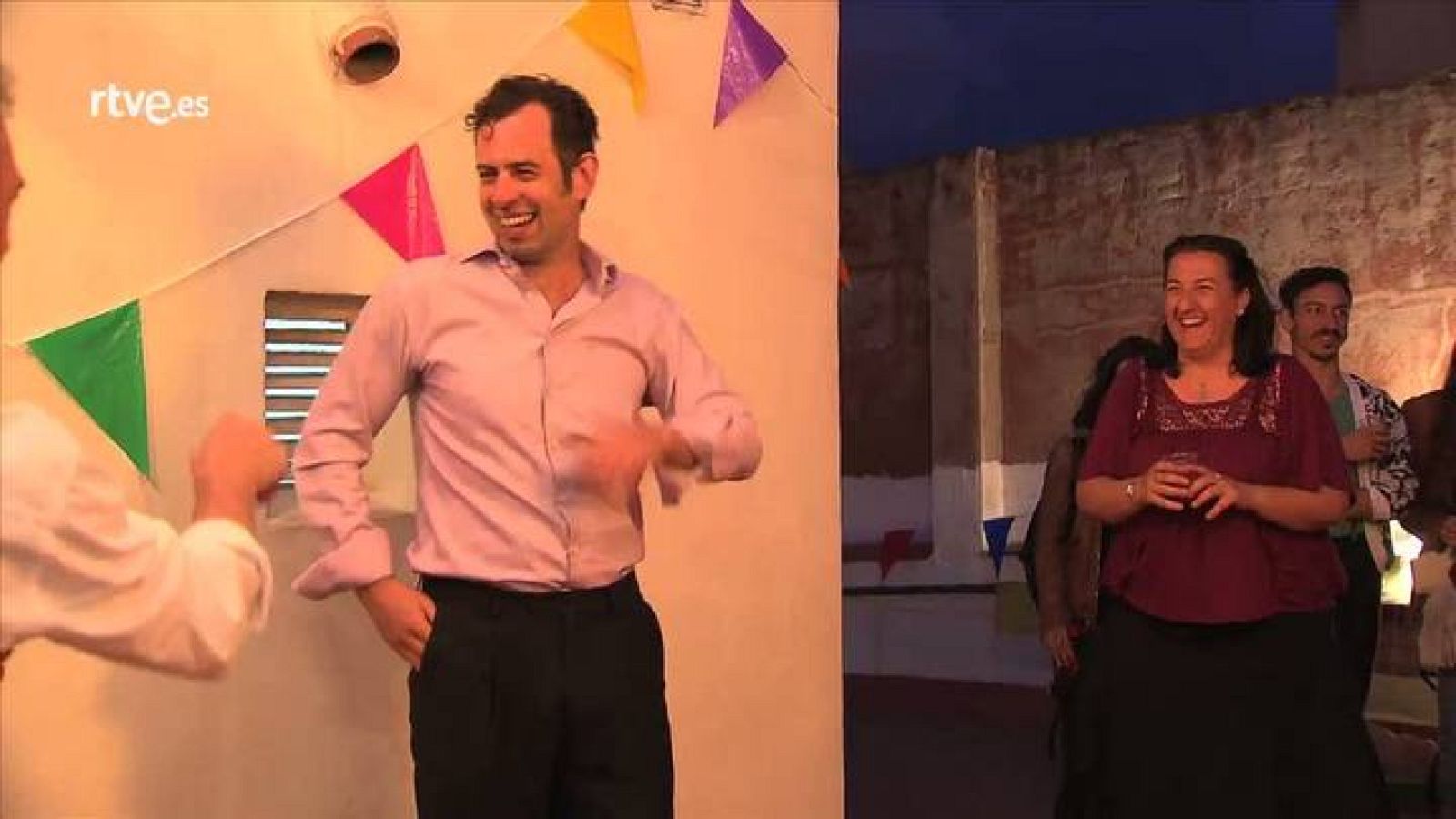 Escenas de la obra 'Que vaya bonito', del colectivo Teatro de Cerca