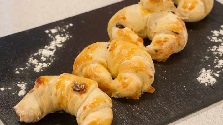 RTVE Cocina - Pan de cheddar y pasas