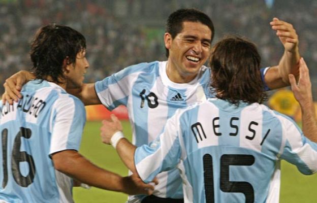  - Argentina 3 - 0 Brasil, Riquelme