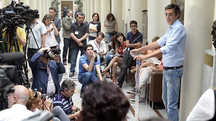 Telediario 1 - Eduardo Madina, candidato