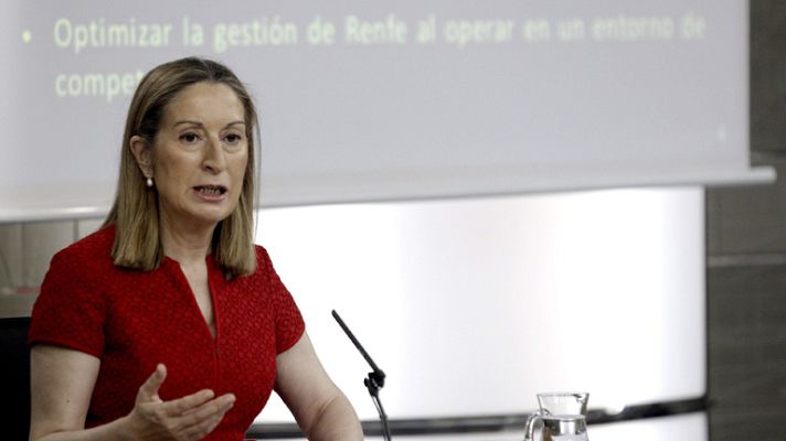 Telediario 1 - Privatización de Aena