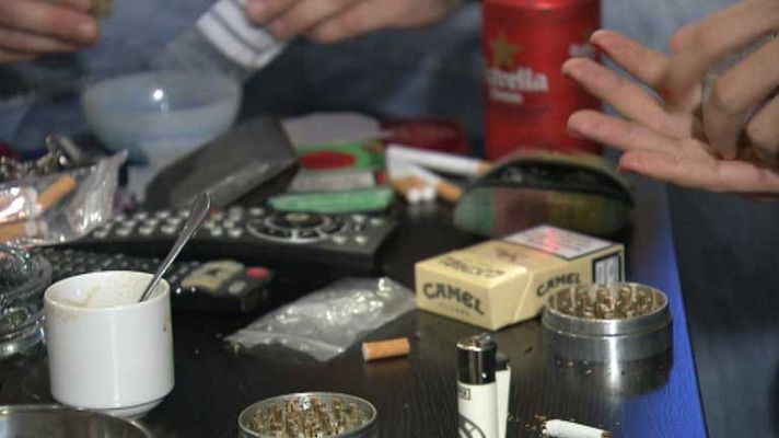 Telediario 1 - Barcelona dice no al cannabis