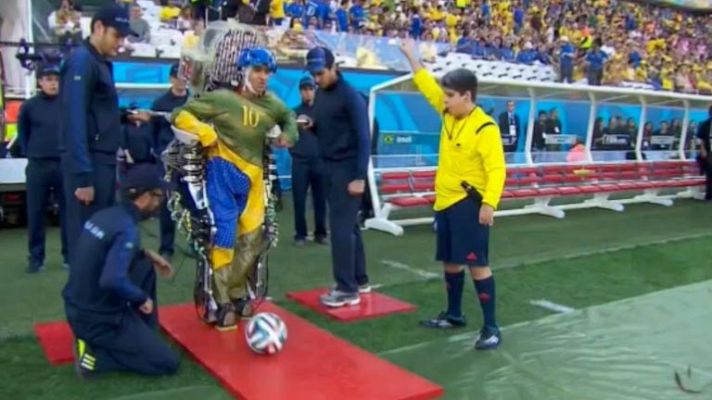 Telediario 1 - El sueño cumplido de Juliano Pinto en Brasil 2014