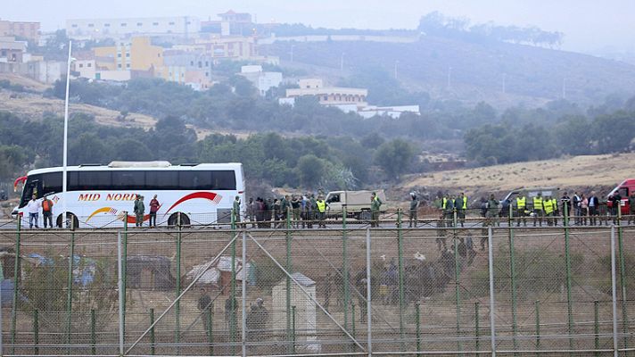 Informativo 24h - Evitan la entrada a Melilla de unos mil inmigrantes