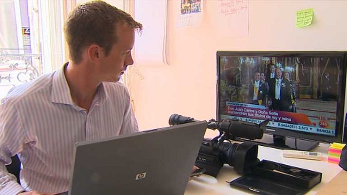 Telediario 1 - Cobertura de la proclamación de Felipe VI