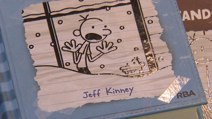 Telediario 1 - En España el autor de "El diario de Greg"