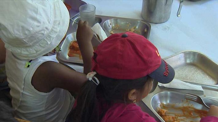 Telediario 1 - Comedores escolares en verano