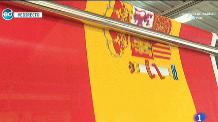 España Directo - Las banderas de la proclamación de Felipe VI