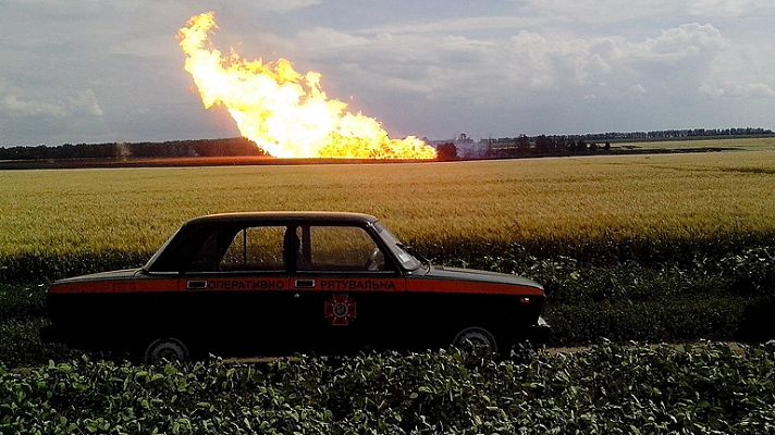 Telediario 1 - Kiev achacan a un atentado la explosión en un gasoducto en el centro del país