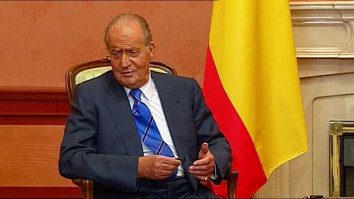 Telediario 1 - Don Juan Carlos, el embajador más activo de España