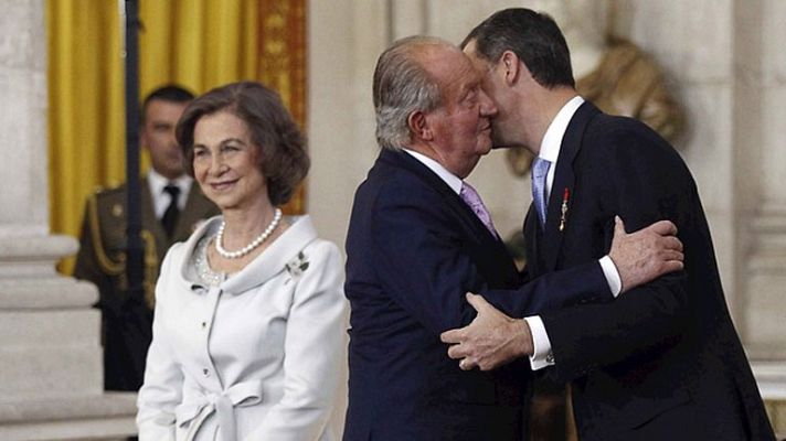 Telediario 1 - Juan Carlos I pone fin a su reinado