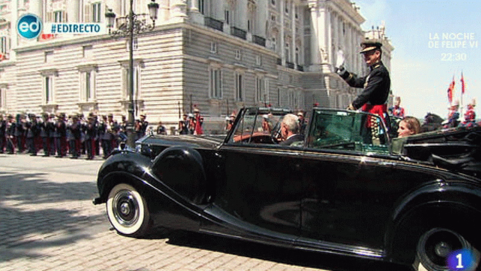 España Directo- Miles de personas salen a la calle para recibir a los nuevos reyes
