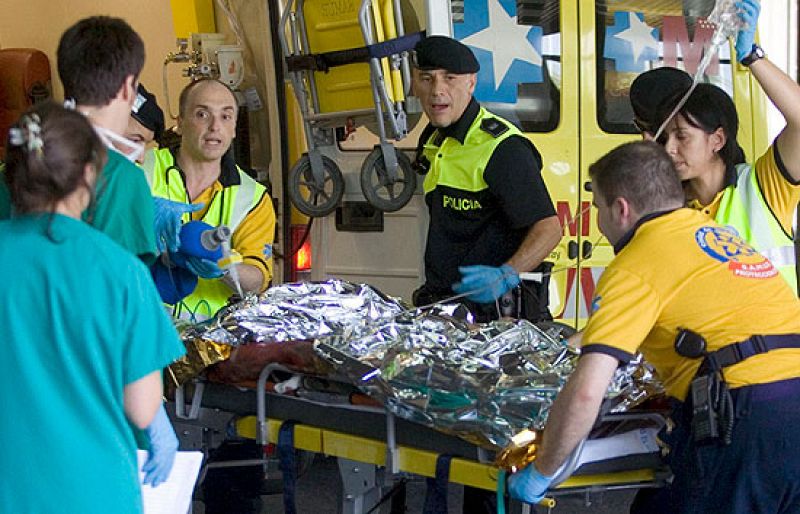 Se estrella un avión de Spanair en Barajas