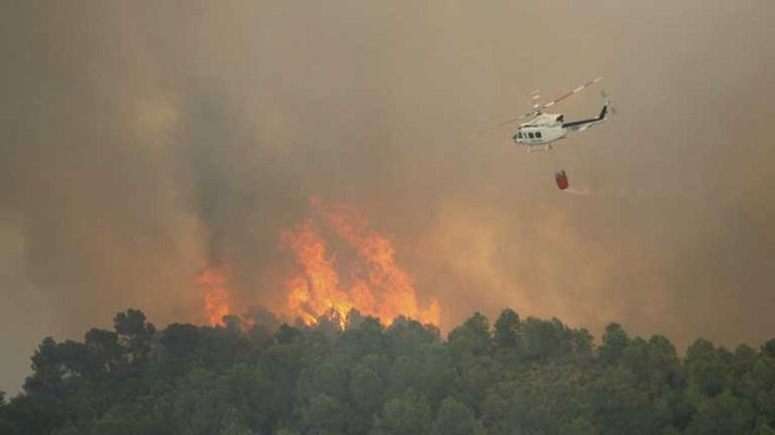 Telediario 1 - Plan de prevención y lucha contra los incendios