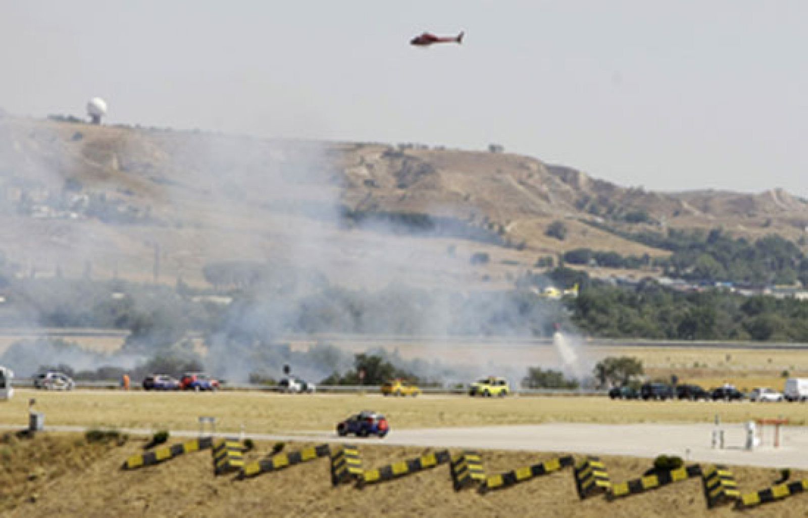 Un avión de Spanair sufre un accidente en el aeropuerto de Barajas | Ver
