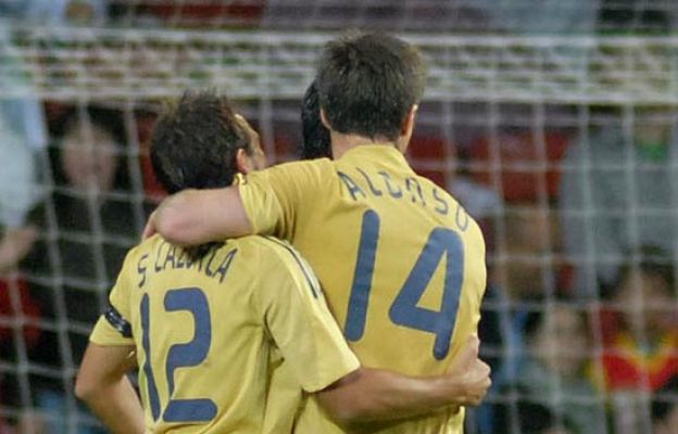  - Dinamarca 0-3 España, Alonso