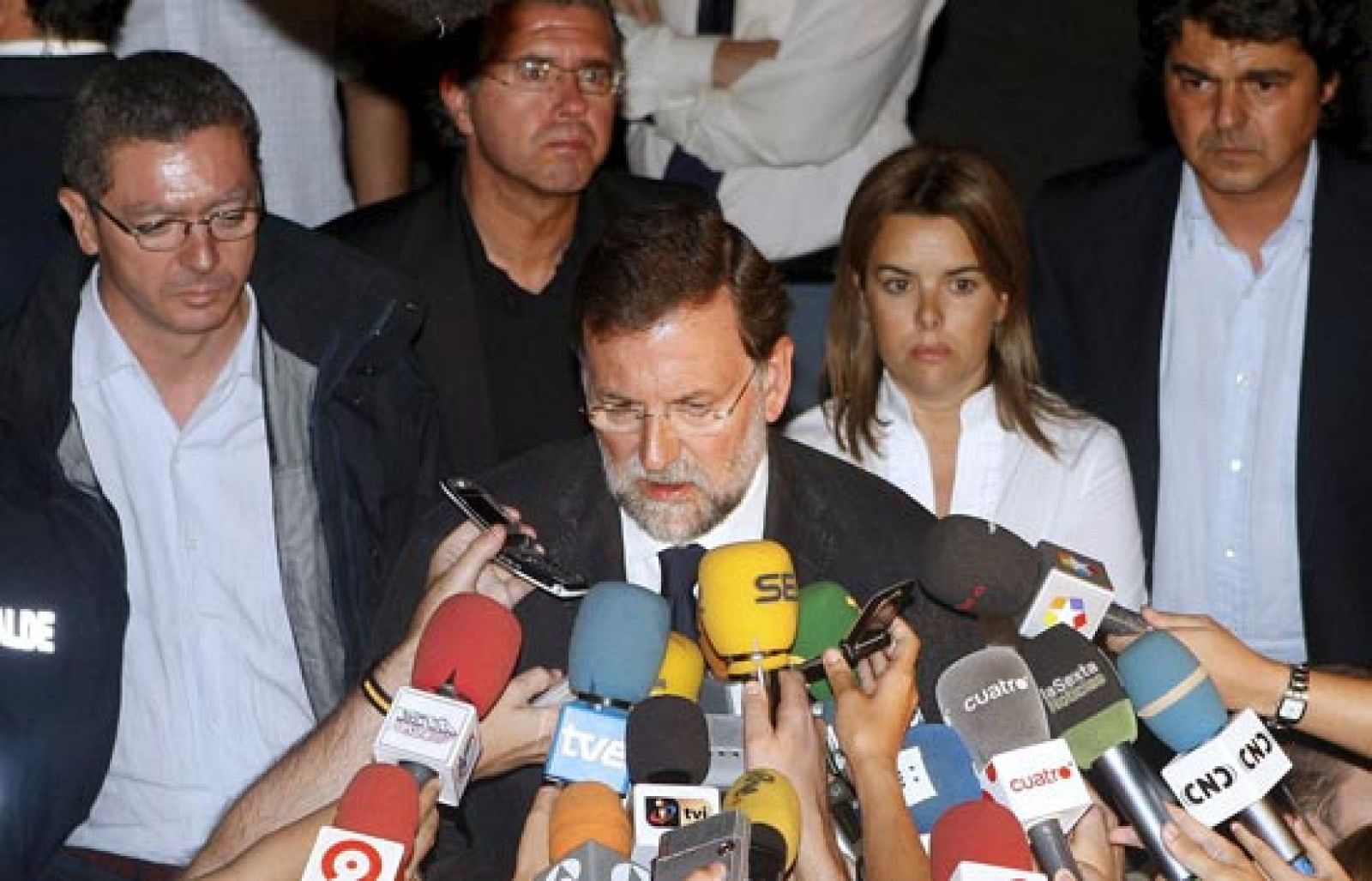 Declaraciones de Rajoy sobre el siniestro del avión de Spanair en Barajas | Ver