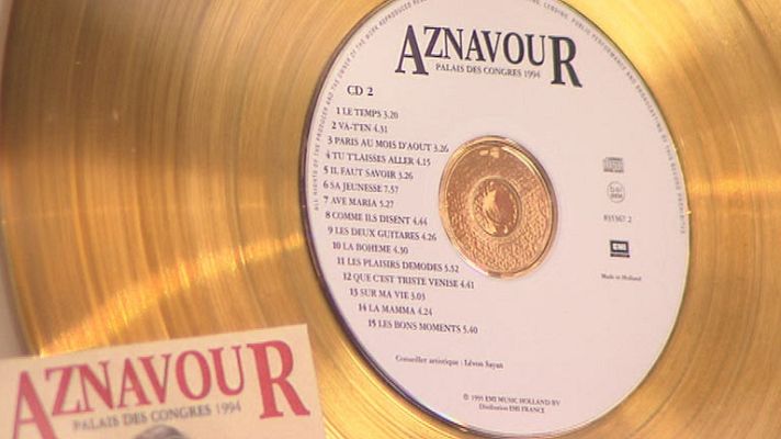 Telediario 1 - Charles Aznavour vuelve a actuar en España con un concierto