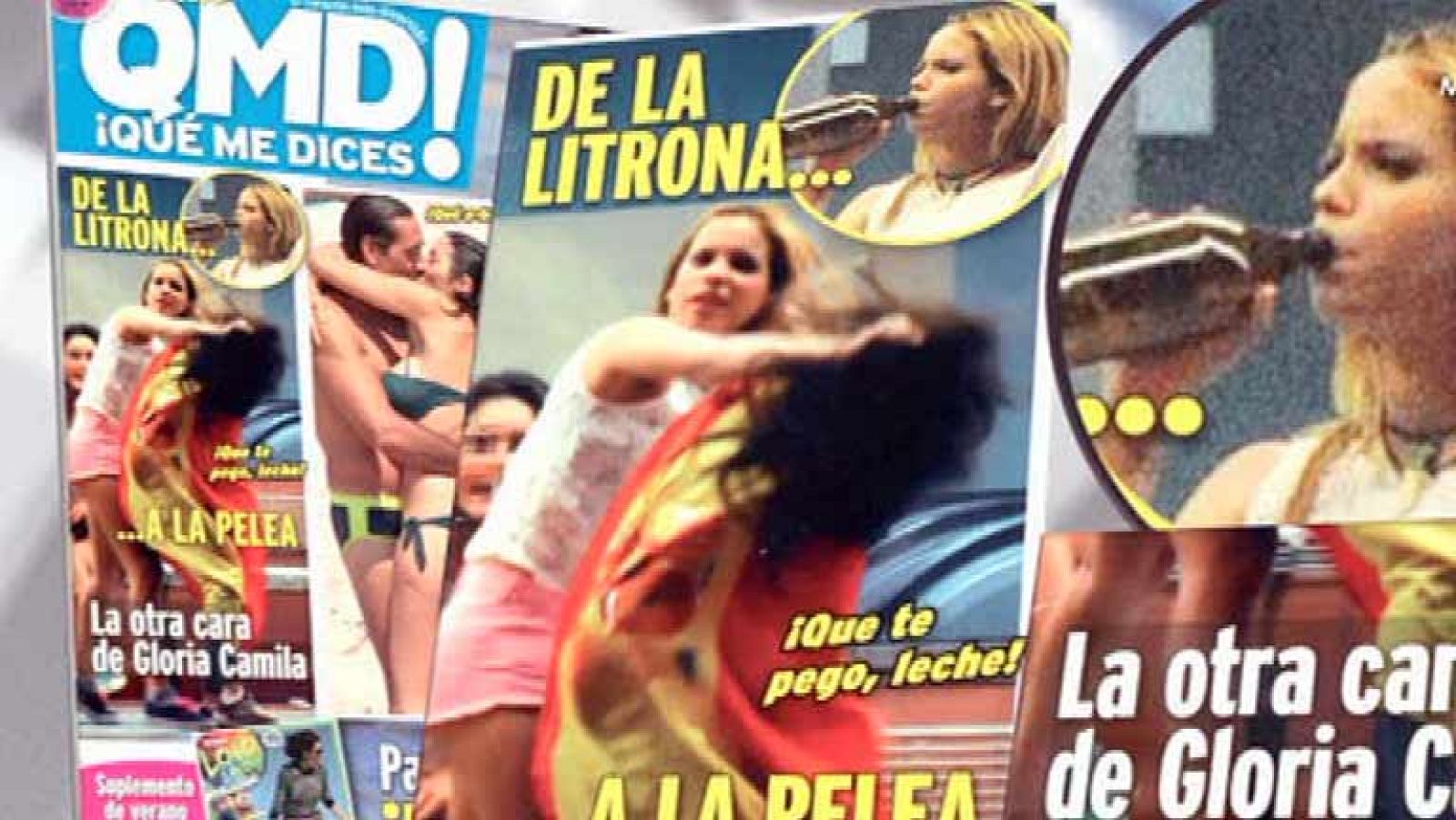 Gloria Camila, pelea callejera