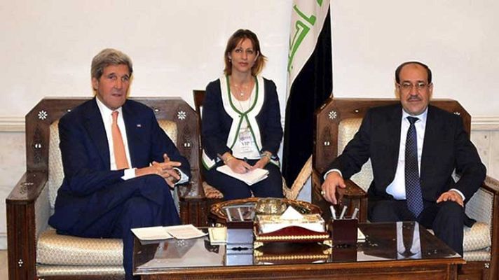 Telediario 1 - Kerry viaja a Irak