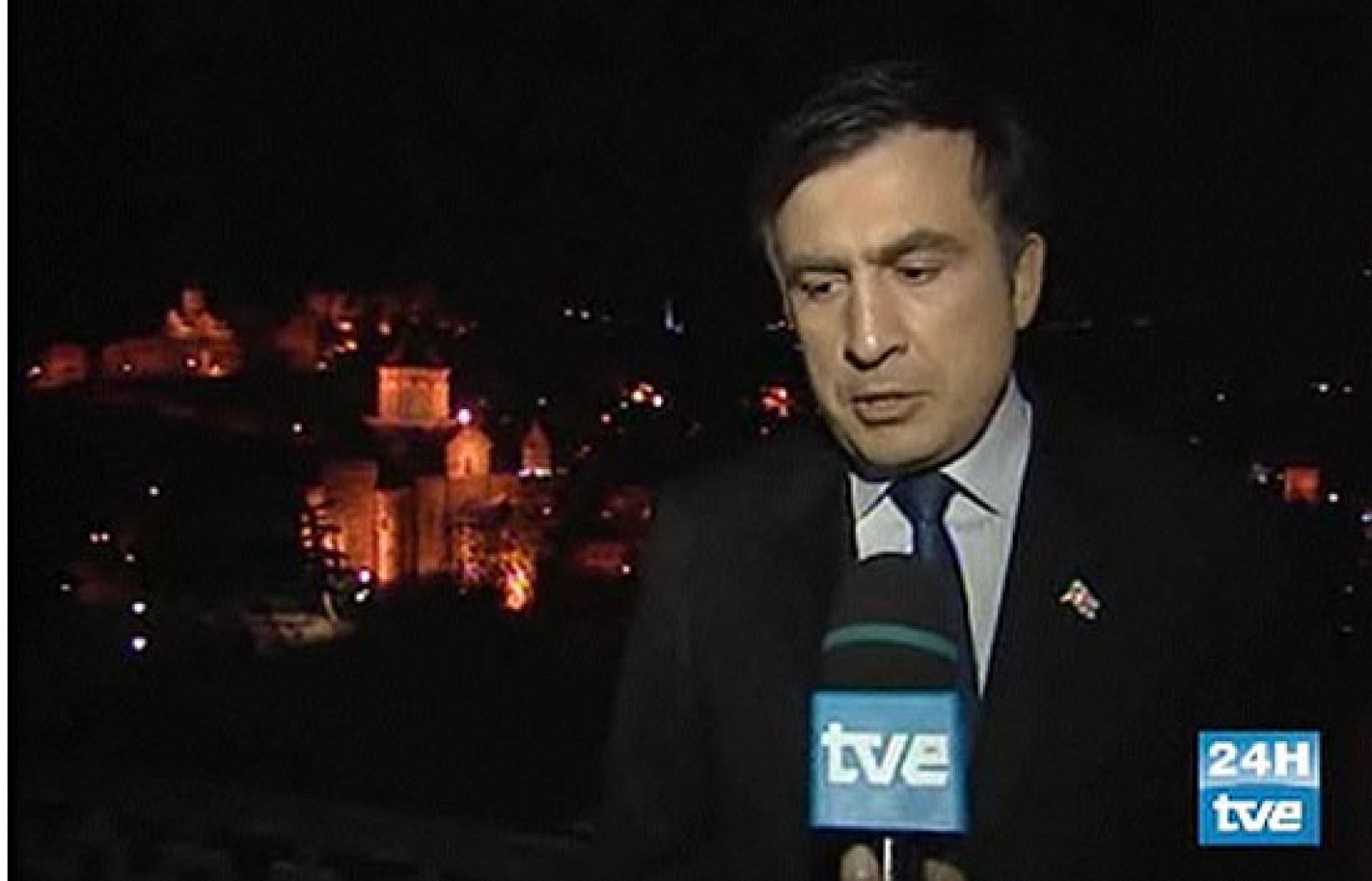 Entrevista exclusiva de TVE al presidente de Georgia