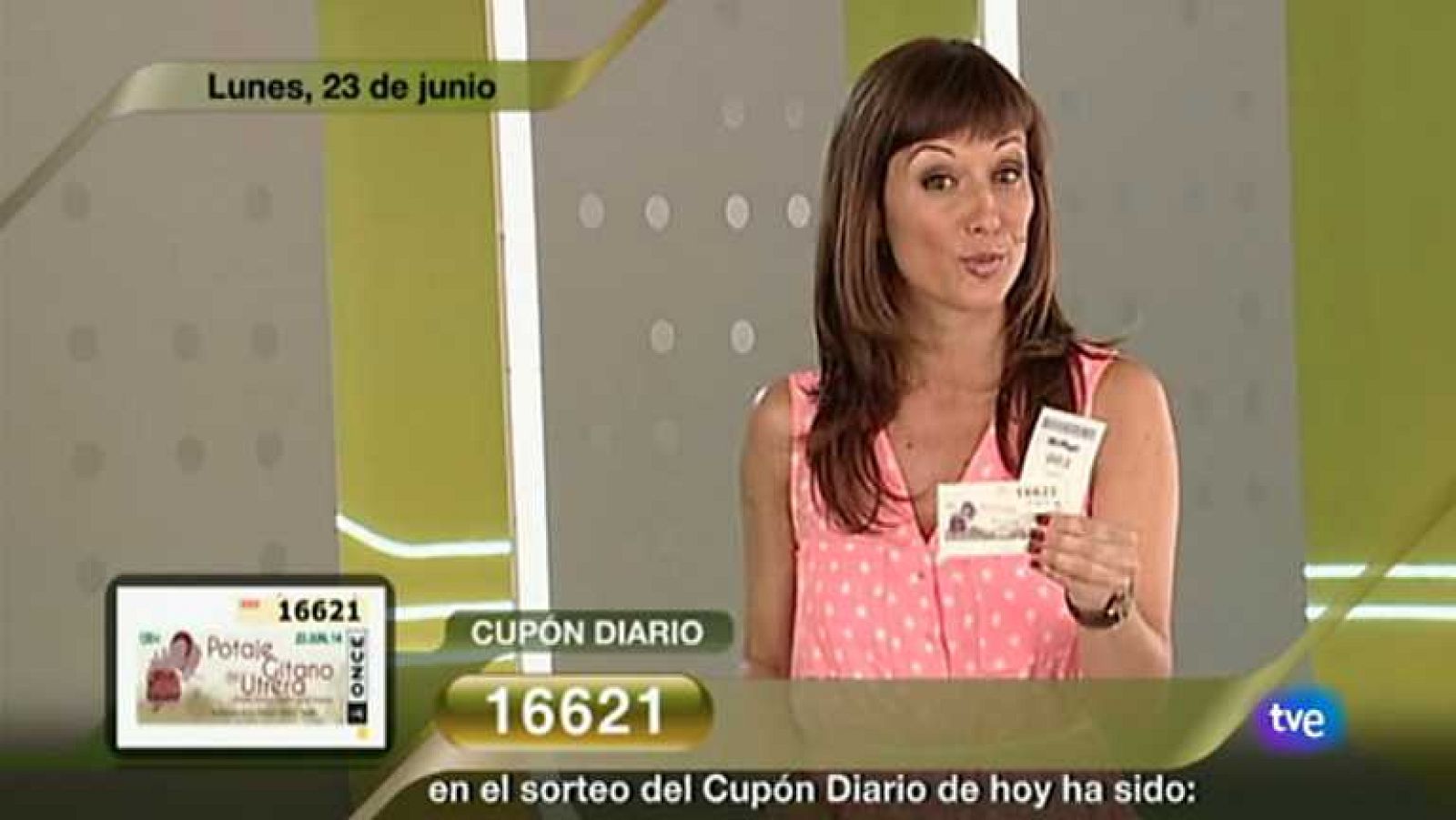 Sorteo ONCE - 23/06/14 - Ver ahora