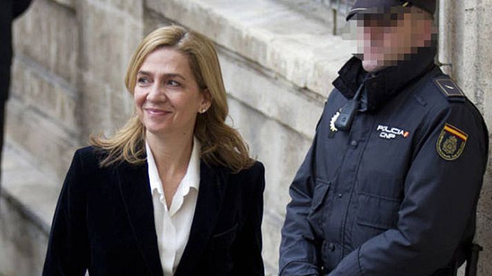 Telediario 1 - El juez prevé notificar este miércoles si la infanta Cristina sigue imputada
