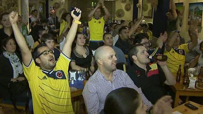  - El pase a octavos de Colombia también se celebra en Madrid