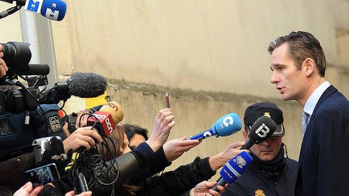 Telediario 1 - Imputación de Urdangarín