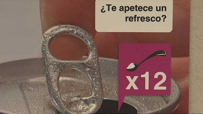 Telediario 1 - La OMS recomienda no tomar más de 25 gramos de azúcar al día