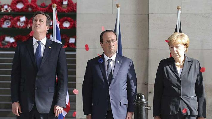 La tarde en 24h - Los líderes europeos conmemoran unidos el centenario de la IGM antes de la batalla por Juncker