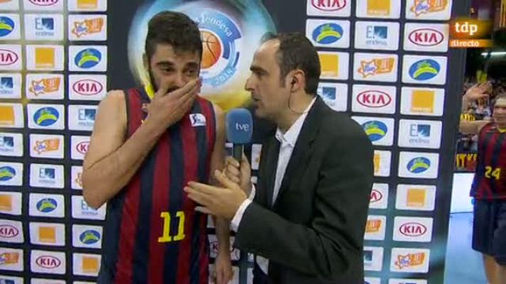 Baloncesto en RTVE - Navarro: "Quería llevarme esta liga, el 'MVP' me da igual"