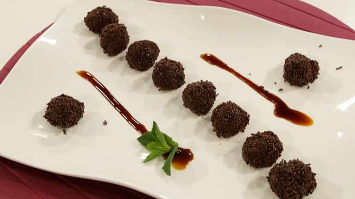 RTVE Cocina - Trufas al ron y menta