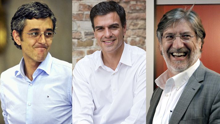 Telediario 1 - El PSOE ya tiene tres candidatos a la secretaría general
