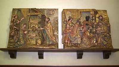 Aparecen los retablos robados en Amusco dos d�cadas despu�s