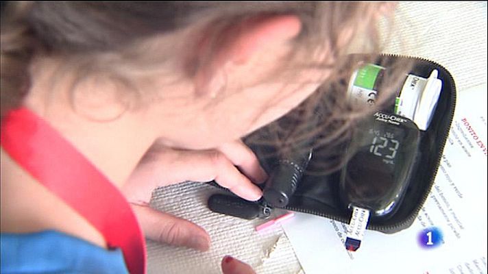 Telediario 1 - Unos 30.000 menores en España sufren diabetes