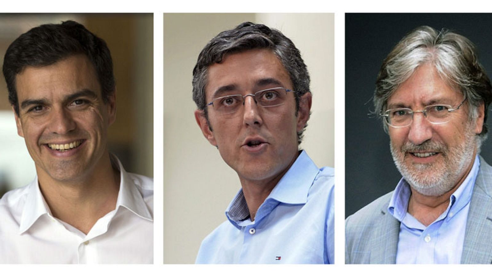 Los tres candidatos comienzan la campaña a la secretaría general del PSOE