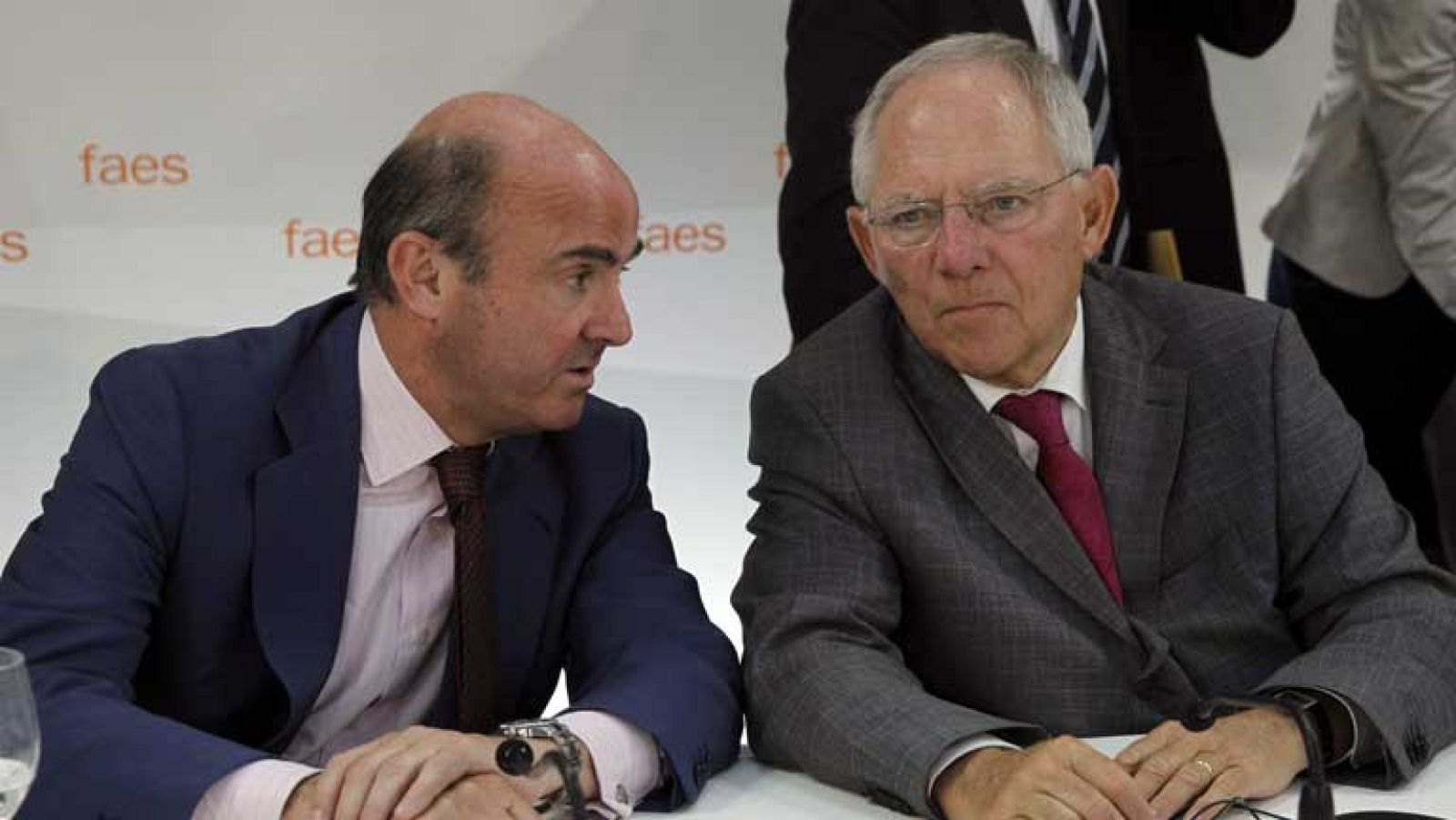 Wolfgang Schäuble, ministro alemán de finanzas, se ha reunido con Rajoy y de Guindos