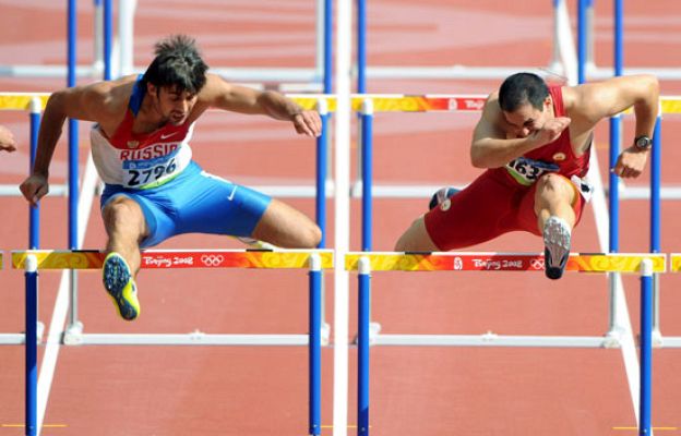  - David Gómez en 110 m vallas